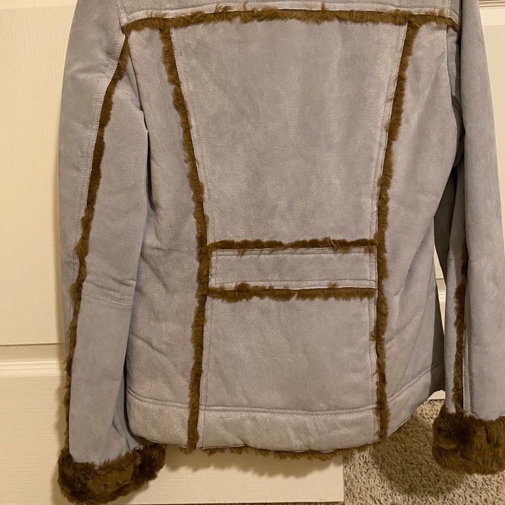 Wilson’s Leather Blue Gray Suede Jacket